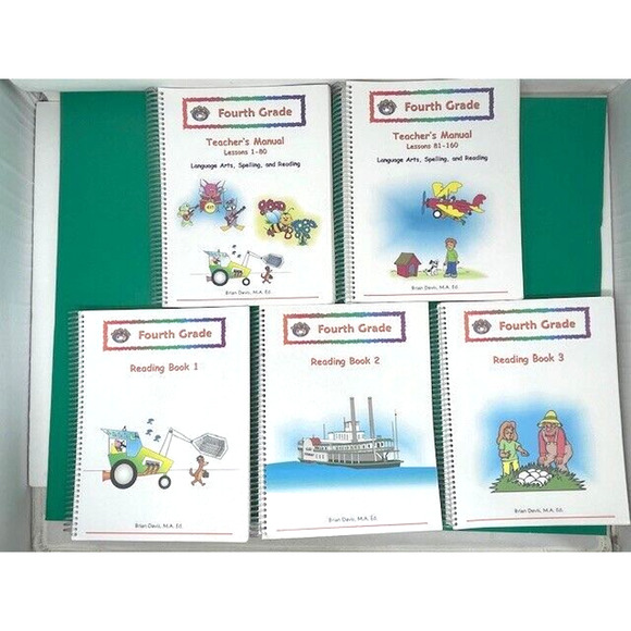 McRuffy Press Fourth Grade Reading Book 1 - 3 Teacher's Manual Brian Davis - Picture 1 of 4